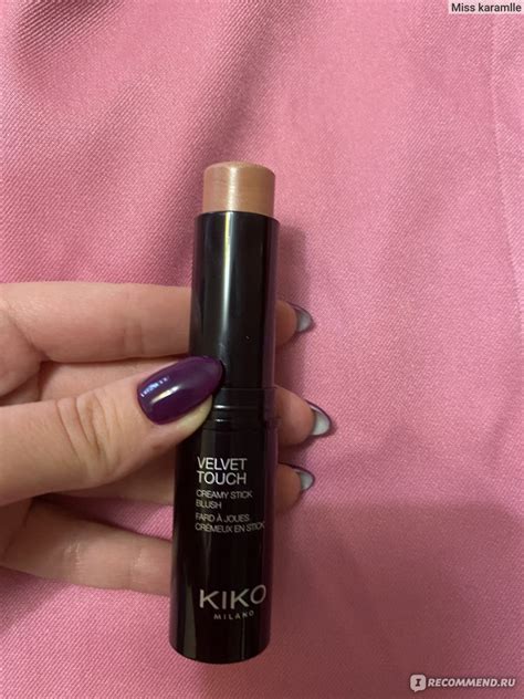 Кремовые румяна в стике KIKO Velvet touch creamy stick blush - «Я в ...