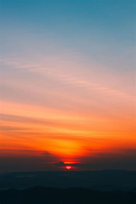 sunset sky wallpaper