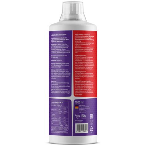 Magic Elements L-Carnitine Liquid 3000 - 1000 мл купить недорого, цена ...