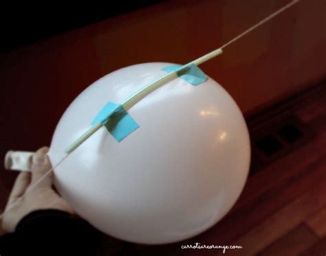 Easy Science Activity with Balloons - How to Build a Balloon Rocket