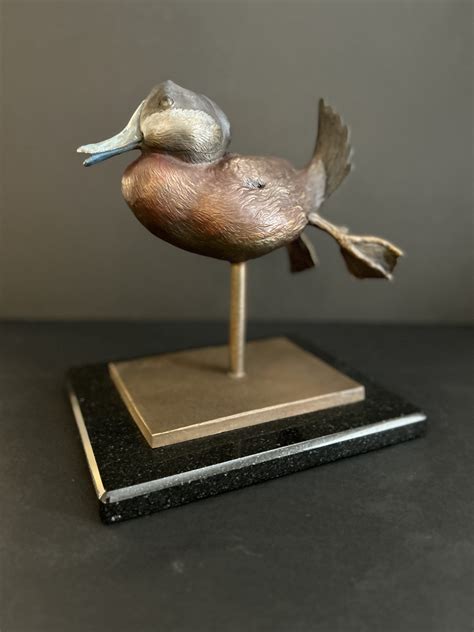 Rudy Duck - Bronze Sculpture - Ronnie Wells | Sporting Artisans