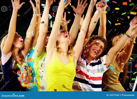 Excitement stock photo. Image of friendship, happy, club - 14377426