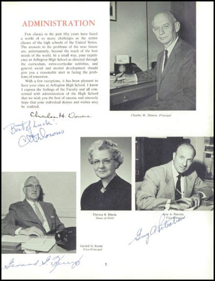Explore 1962 Arlington High School Yearbook, Arlington MA - Classmates