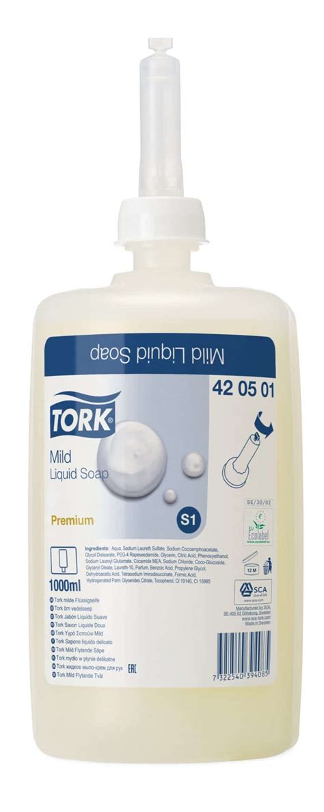 Tork S1 Mild flytande tvål Premium | Dispenser och tvål | Magasin 10 AB