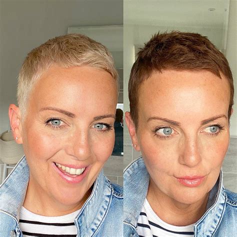 chic brown pixie cuts   bold