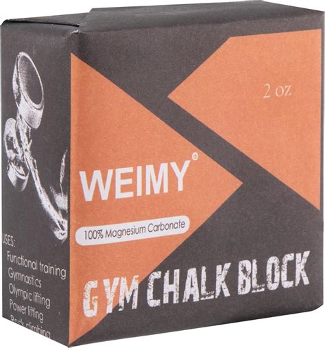 Buy WEIMY Chalk Block, Gymnastics, Rock Climbing, Power Lifting, No ...