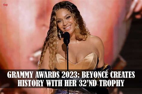 Grammy Awards 2023: Beyoncé creates History with her 32nd Trophy | The ...