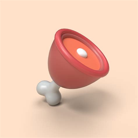 model cartoon ham turbosquid