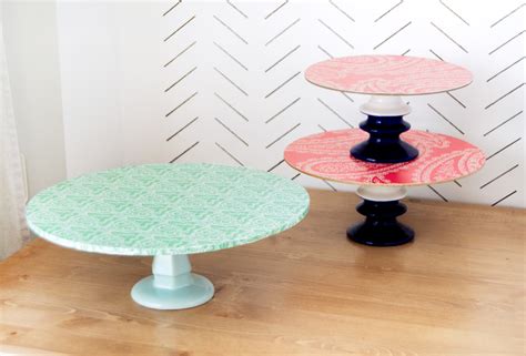 DIY Cupcake Stand (or Cake Stand) for Your Next Soiree - Mod Podge Rocks
