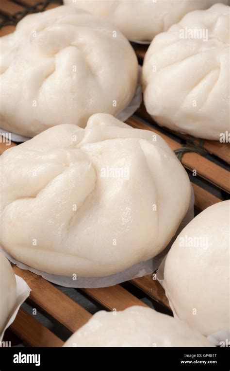 steamed chinese bun Stock Photo - Alamy