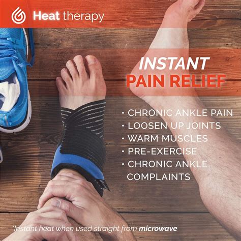 GelpacksDirect Foot/Ankle Ice Pack Wrap (2 Pack) for Ankle Pain Relief