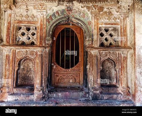 entrance door  shrine stock photo alamy