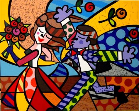 Obras de Romero Britto - (Arte Pop) Brasileiro - Pinturas com Títulos ...