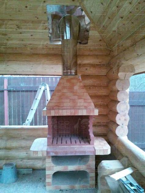 Дымоход для мангала и барбекю - Дымовые трубы EcoSteel