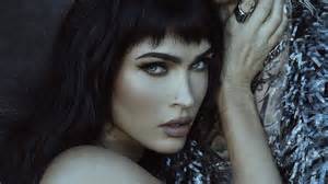 megan fox poses naked  cover shoot  machine gun kelly