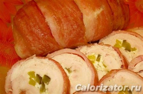 Куриный рулет - калорийность, состав, описание - Calorizator.ru