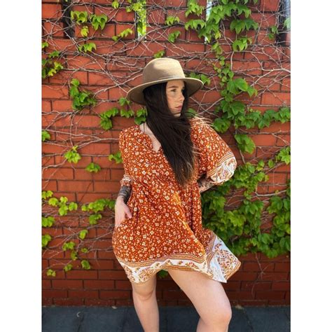 DRESS HS240P104 LACI MINI SAHARA - Naked Gypsy