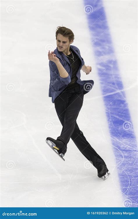 Minsk, Belarus â€“October 19, 2019: Figure Skater Aleksandr Selevko ...