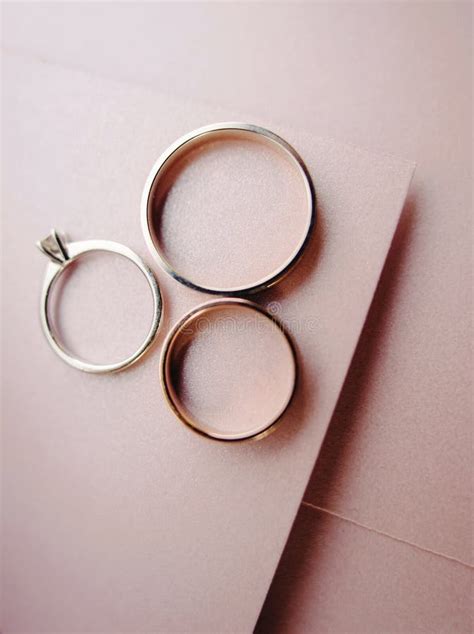 golden engagement rings stock image image  gemstone