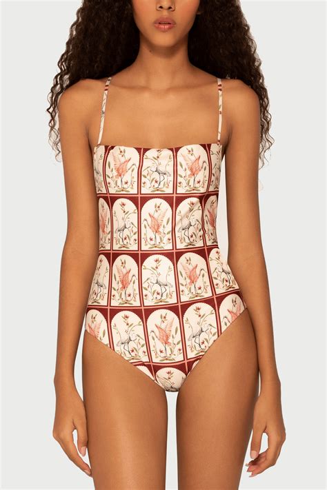 Agua by Agua Bendita - Caoba Garza One Piece Swimsuit | ALBOUSHIYA