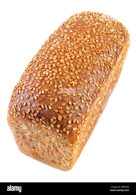 Square long loaf of bread with bran and sesame Stock Photo - Alamy