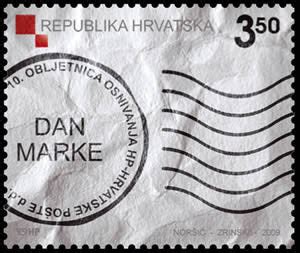 #738 Croatia - 2009 Stamp Day (MNH) – Hungaria Stamp Exchange