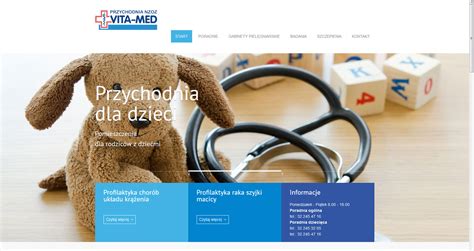 Przychodnia NZOZ VITA-MED - Dysol - GRAFIK KOMPUTEROWY | Projekty ...