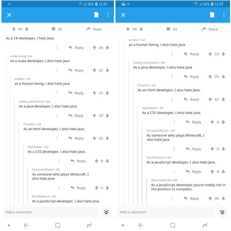 comments  bad java code  reddit  source httpsreddit