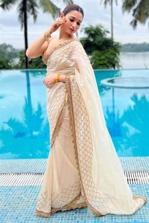 Tamanna Bhatia In White Saree