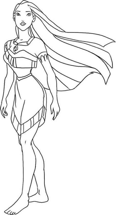Pocahontas Para Colorir