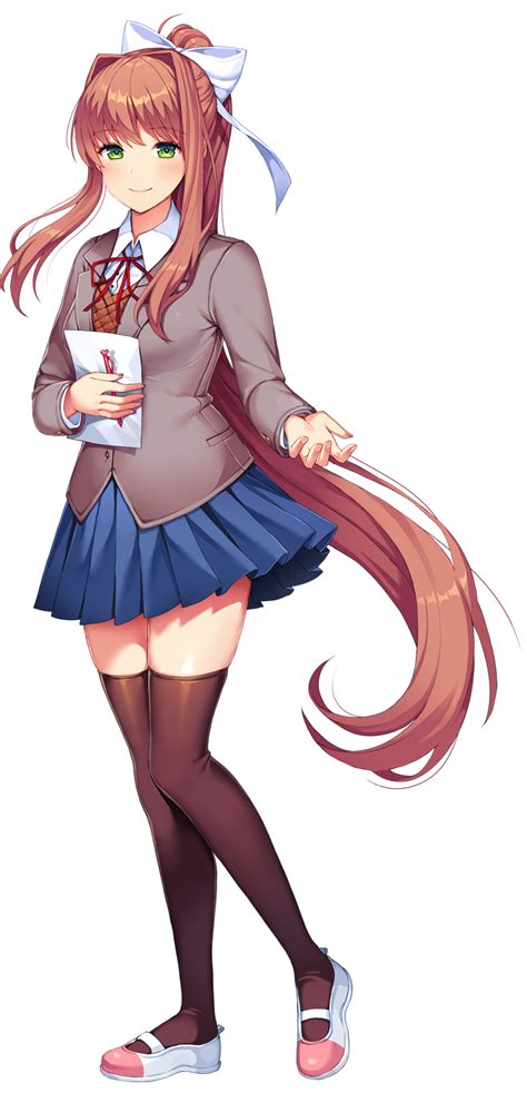 monika doki doki literature club image  satchely