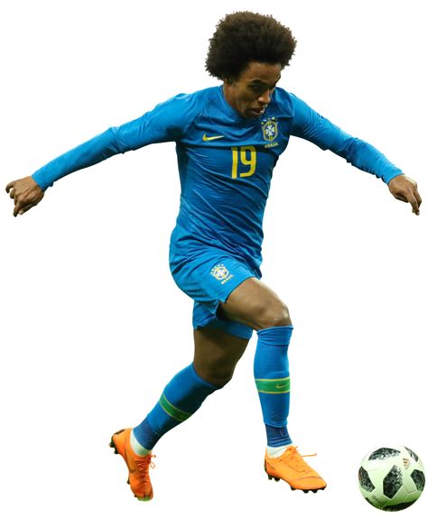 Willian Brazil football render - FootyRenders