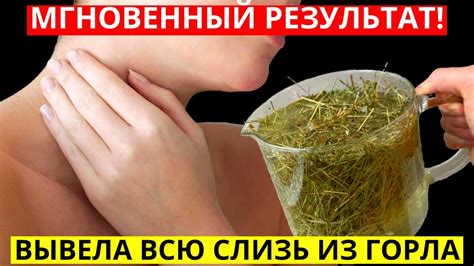 Эффективные способы избавления от слизи в горле в домашних условиях ...