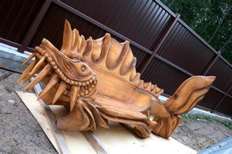 Chainsaw wood carving, Woodworking, Carved bench