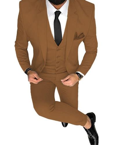 Badu.bg Мъжки костюм Абитуриентски смокинг Slim Fit 3 части Сватбен ...
