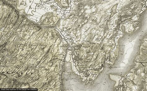 Historic Ordnance Survey Map of Lochgilphead, 1906-1907