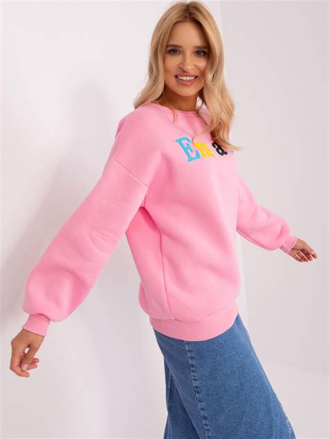 Bluza-EM-BL-617-12.04-różowy : Kolor - Różowy, Rozmiar - ONE SIZE