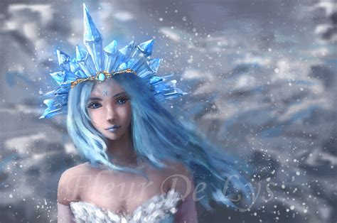 Crystal Maiden 4K Ultra HD - Stunning DotA 2 Video Game Wallpaper by