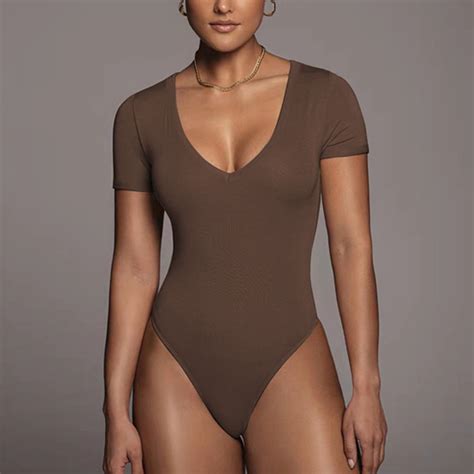 EDHITNR One Piece Jumpsuits for Women Bodysuit for Women Clearance, One