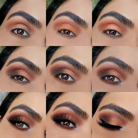 Smokey Eyeshadow Steps For Brown Eyes