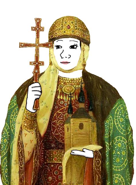 Saint Olga Trad Wife Wojak - Wojak Land
