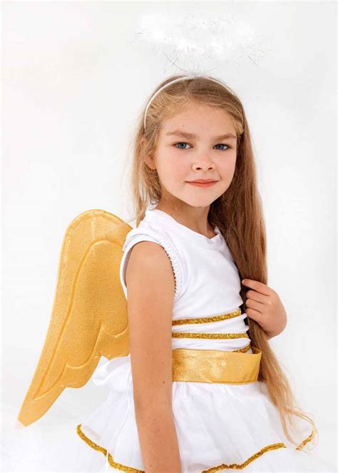 Детский костюм Ангелочка для девочки, 110822, размеры 5-6 лет, 7-8 лет ...