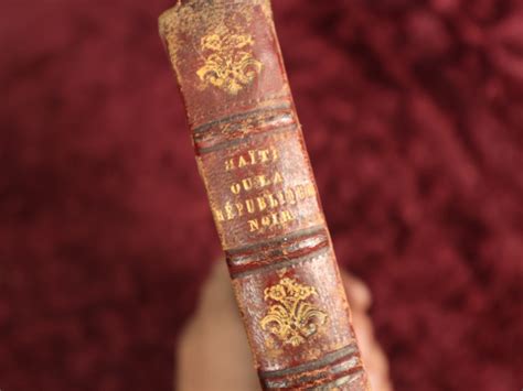 lot  antique book haiti  black republic french translatio