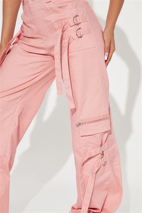 Cruise Control Contrast Stitch Cargo Pants - Pink | Fashion Nova, Pants ...