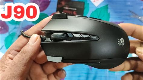 A4 tech Bloody 'J90' RGB Gaming mouse l Unboxing l 12 Button Gaming ...