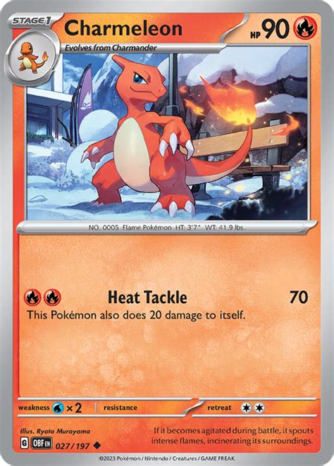 Charmeleon sv3 27 | Pokemon TCG POK Cards