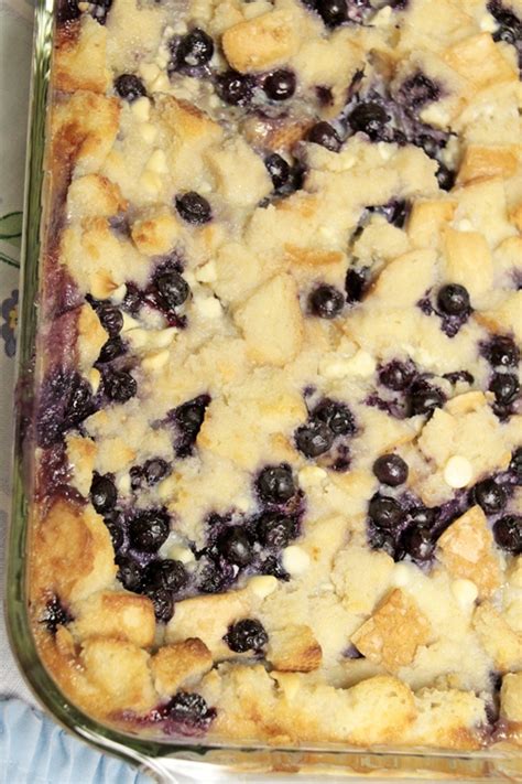 Blueberry Bread Pudding - Southern Hospitality