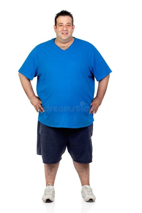 Happy fat man stock photo. Image of lifestyle, problem - 25248330