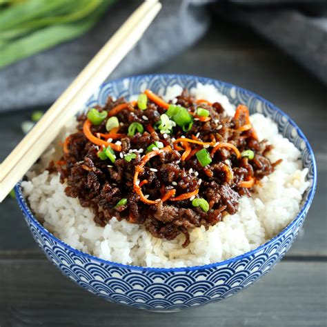 Korean Beef Ground And Rice Bulgogi Ground Beef (Korean Beef BBQ)