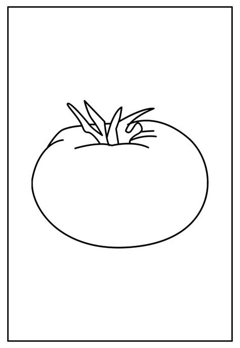 Desenhos de Tomate para colorir - Bora Colorir